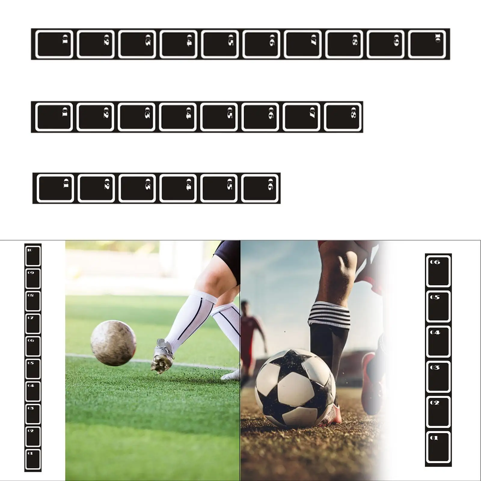 Agility Training Ladder Mat Portable Training Equipment Soccer Speed Ladder for Feet Footwork Fitness Football Workout