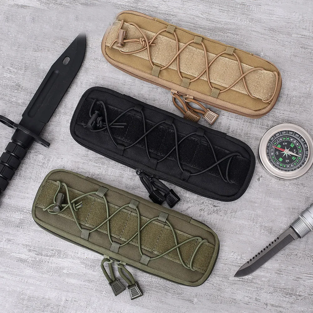 

Tactical Molle Knife Pouch Pocket Nylon Outdoor Hunting Waist Sets Military Army Cover EDC Knives Pouch Folding Knife Holder Bag
