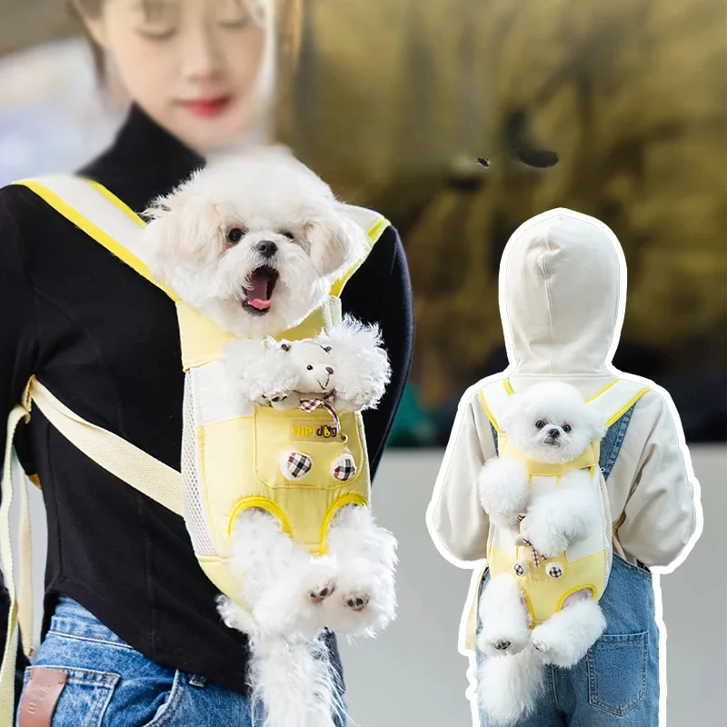 Pet Dog Hand Bag Carrier For Dogs Portable Four-legged Puppy Straddle Packs Shoulder Bag Vest Traction Rope For Yorkshire pet carrier bag pet carrying bag pet backpack