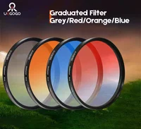 Gradient Gnd Filter 55 62 67 72 82 mm Gradient Red Orange Blue Grey For Camera Canon Lens M50 600d Nikon D5100 D5600 Sony A6000 1