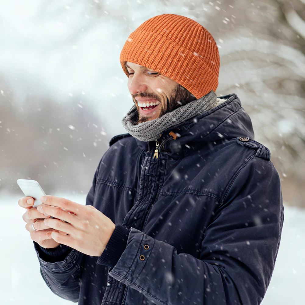 Unisex Winter Reflective Beanie 