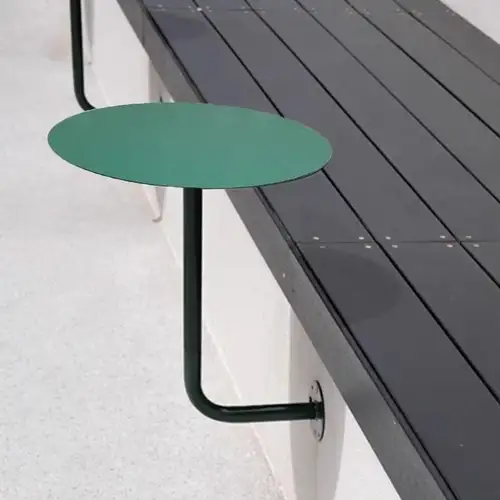 Wall-Mounted Small Round Table for Cafe Milk Tea Shop Corner Booth Space-Saving Bistro Counter Dessert Bar Wall Installation - Image 5