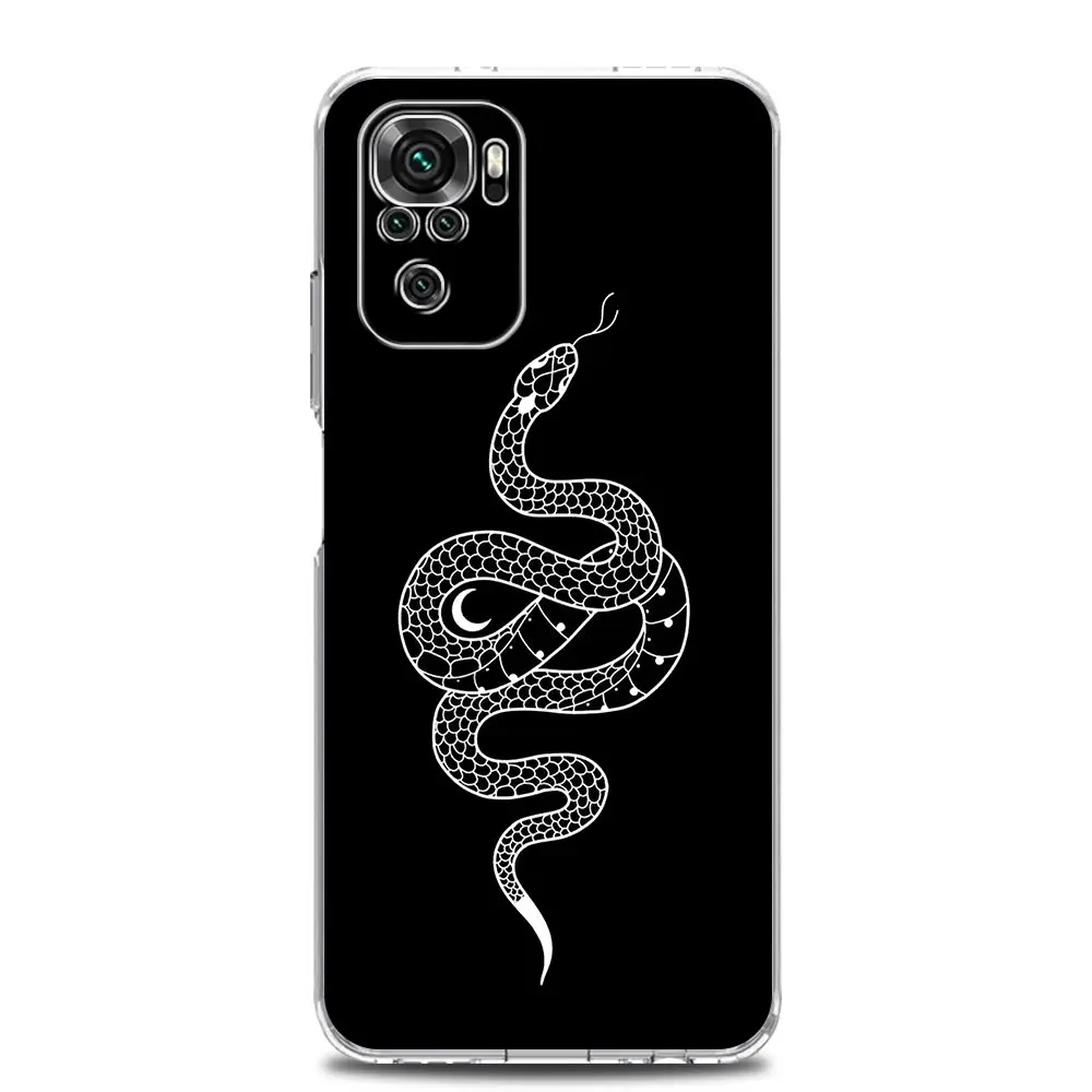 Gothic Black Lip Clear Soft Phone Case Cover