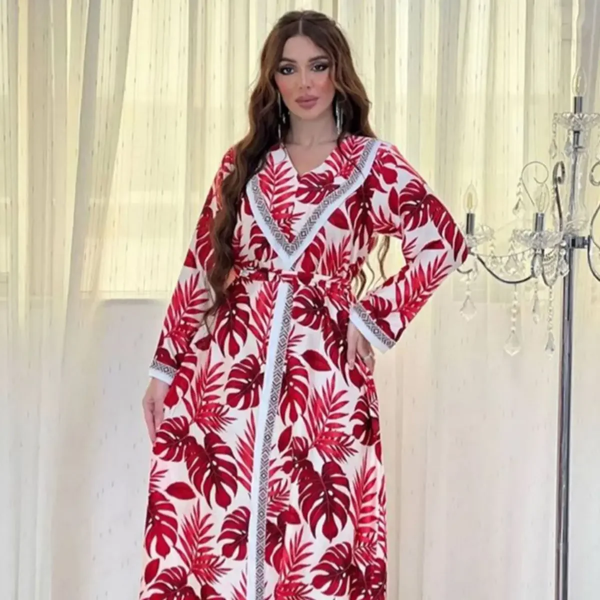 

Print Hijab Muslim Dress Abayas for Women Kimono Khimar Dresses Kaftan Kebaya Ramadan Abaya Jilbab Long Robe Eid Islam Clothing