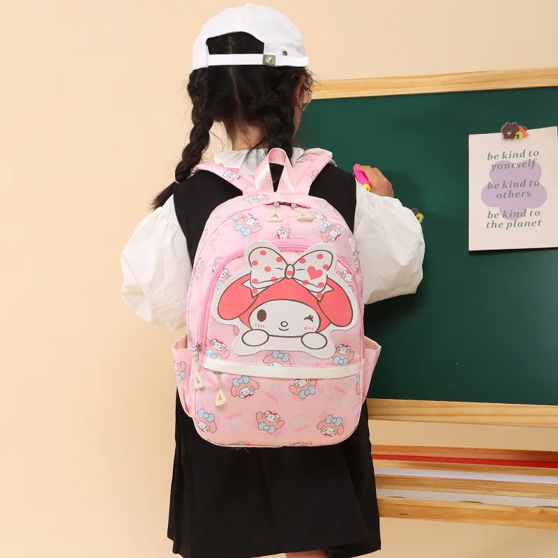 Sanrio Hello Kitty Kuromi Melody Girl School Bag Cartoon Anime