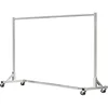 Industrial Grade Z-Base 70in extra long Clothes Garment Rack, Commercial Grade Rolling Clothing Rack 2
