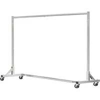 Industrial Grade Z-Base 70in extra long Clothes Garment Rack, Commercial Grade Rolling Clothing Rack 2
