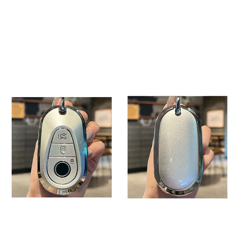 Für Mercedes Benz Schlüsseletui-Set, Weihnachtsgeschenke für Mercedes Benz 2021, C/S-Klasse W223 W206, S350L, S400L, S450L, S500L, Autoschlüsselabdeckung – Detail 2