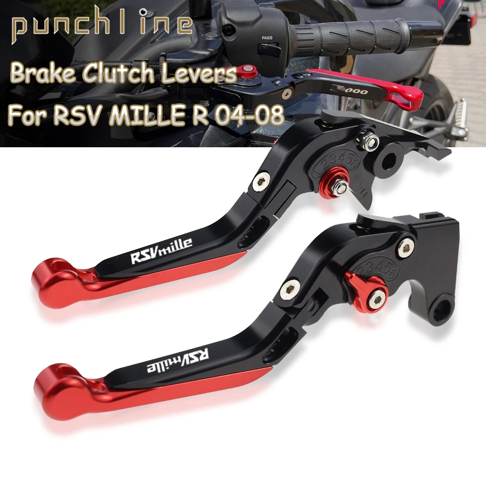 

Fit RSV MILLE R 2004-2008 Adjustable Clutch Handles For RSV MILLER Folding Extendable Brake Levers