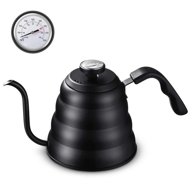 Gooseneck Kettle Temperature Control Stove Top Gooseneck Kettle Bottom Pour  Over Kettle For Electric, Induction, Gas 1.2l - Coffee Pots - AliExpress