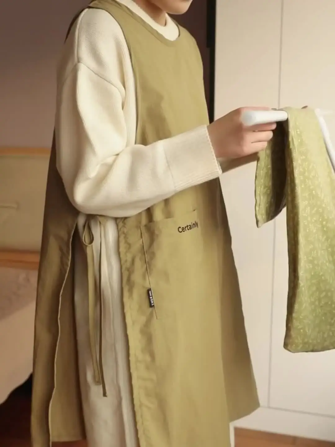 Водонепроницаемый кухонный фартук с карманами