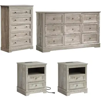 4-Piece Bedroom Storage Set 1