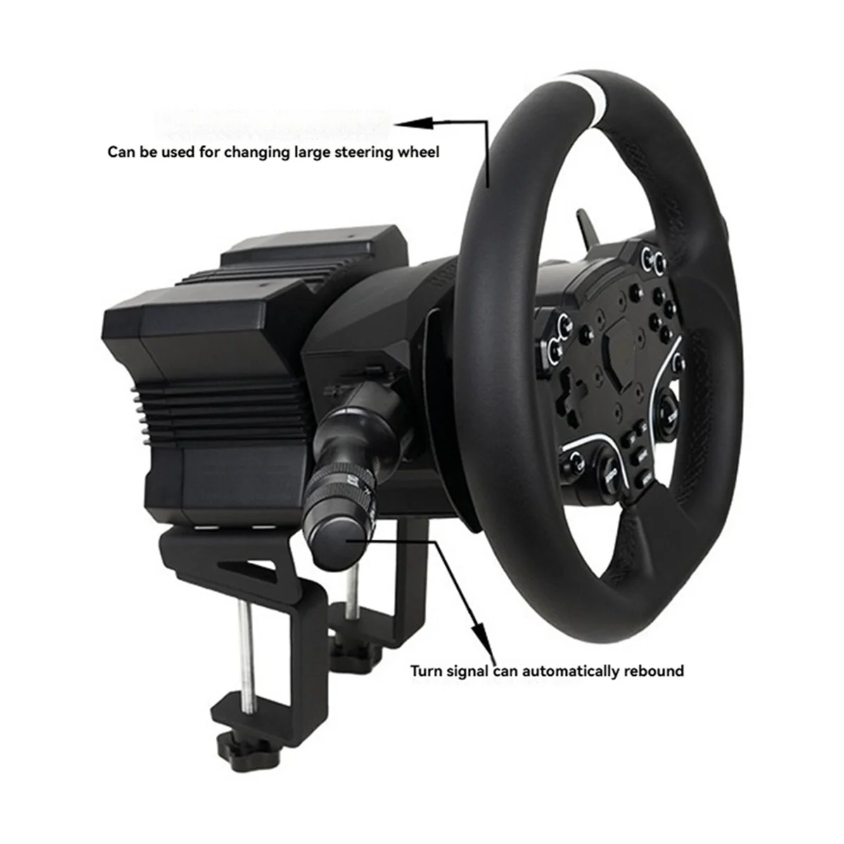 A04R-PC Simracing Game Steering Wheel Turn Signal Wiper Retrofit Kit for MOZA R3/R5/R9/R12 Steering Wheel