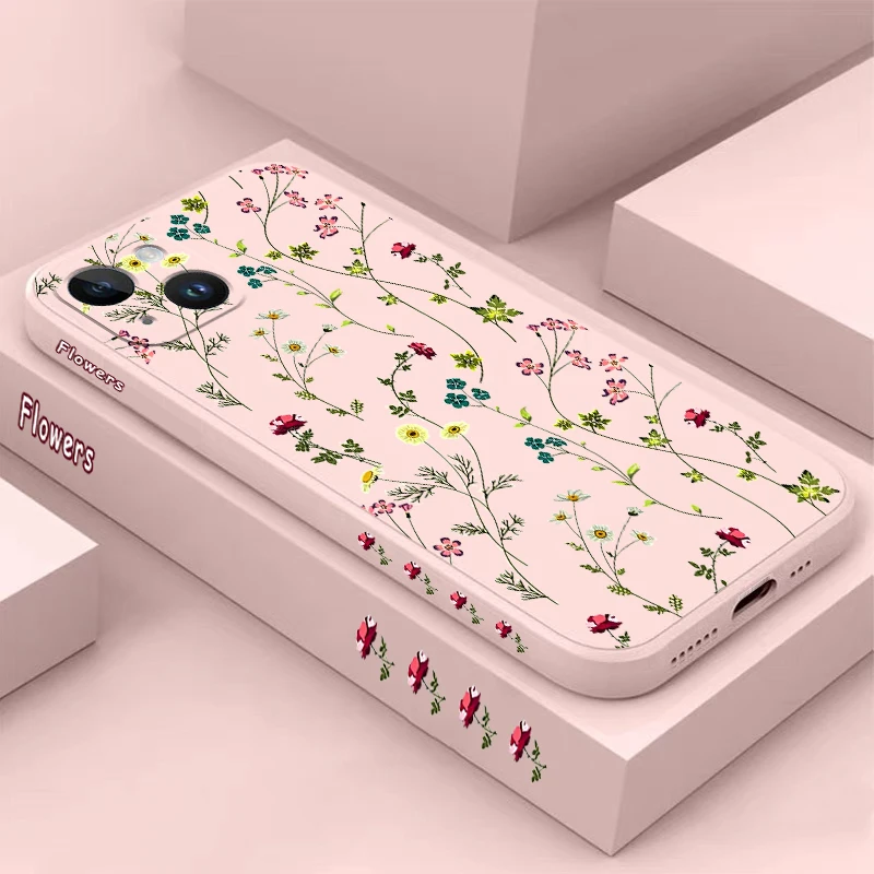 Yellow Sunflower Silicone Phone Case Cover