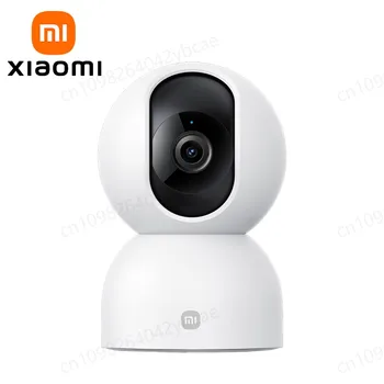 XIAOMI Telecamera Wi-Fi intelligente per la sicurezza domestica 2 Versione PTZ, 2,5K, 360 °   Panoramica, rilevamento umano AI, versione cinese con adattatore