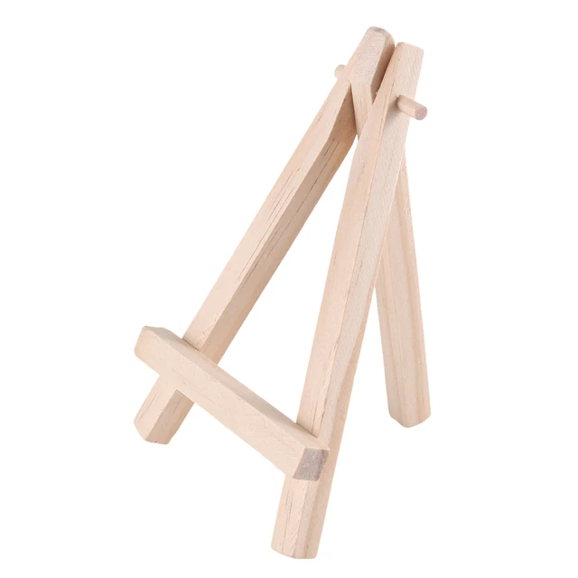 24Pcs 12.7cm Mini Wooden Display Stands, Easels, Table Top Stands, Suitable  For Children's Handicrafts, Business Cards - AliExpress