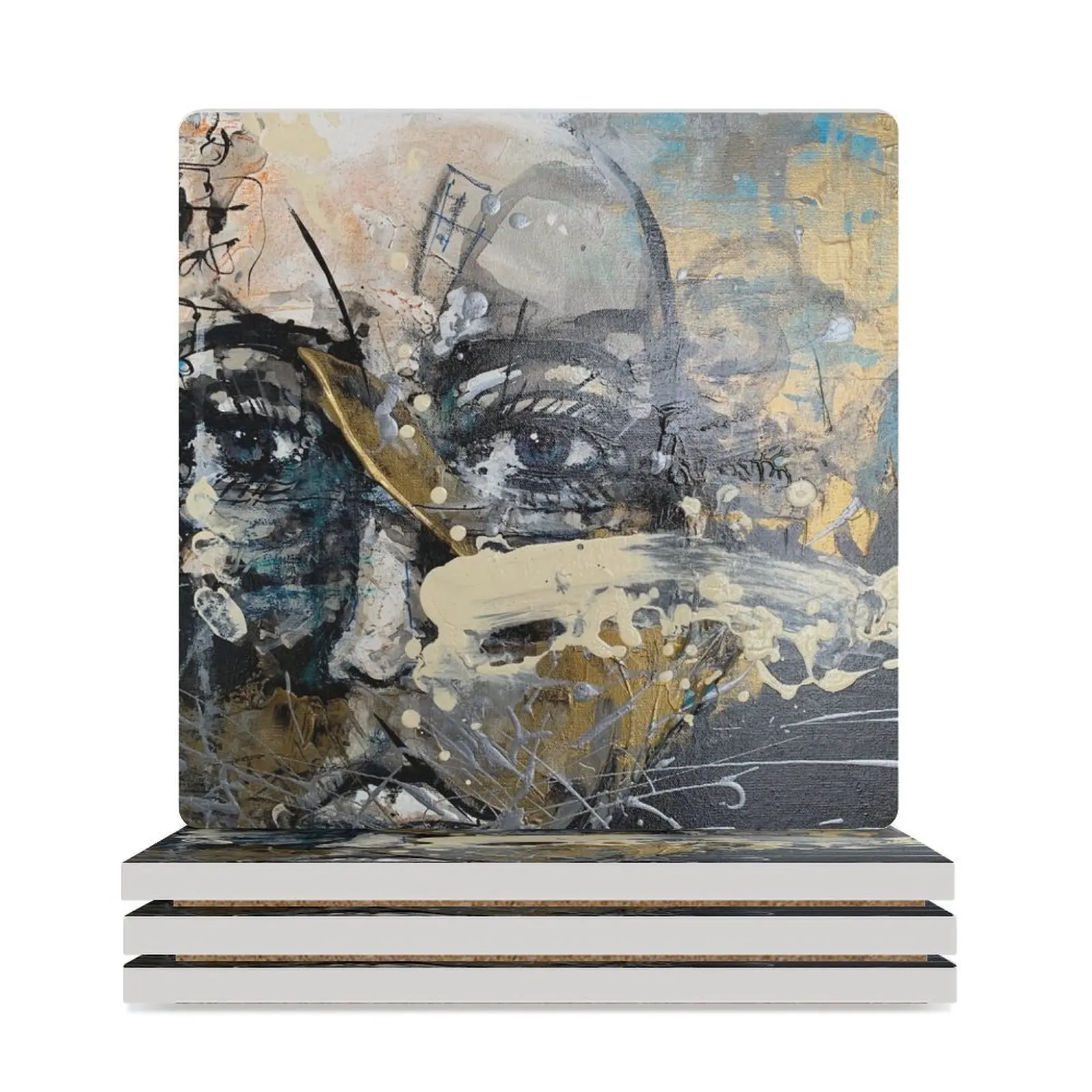 

Devotion... Ceramic Coasters (Square) tea cup holder drinks drink set Coasters