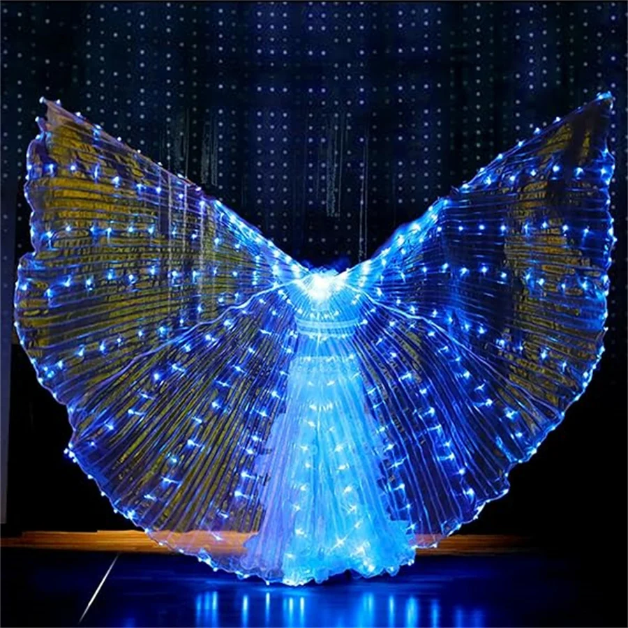 Butterfly Wings LED Isis Colorful Telescopic for Stage Party