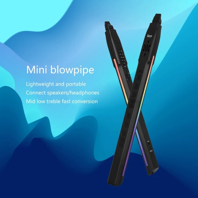 Electronic Wind Saxophone MIDI Bluetooth Electric Blowpipe Wind Instrument  Flute Built-in 13 Tones Support for Speaker Headphone - AliExpress