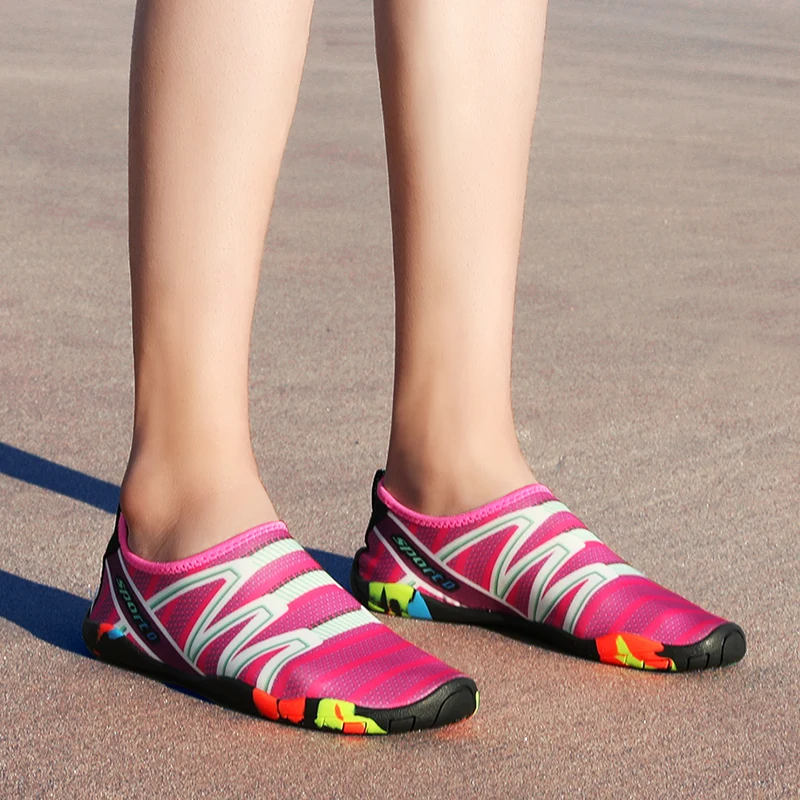 Aqua Shoes Quick Drying Beach Water Shoes Unisex Swimming Aqua Slippers Barefoot Surfing Upstream Sneakers Light Seaside Summer 5