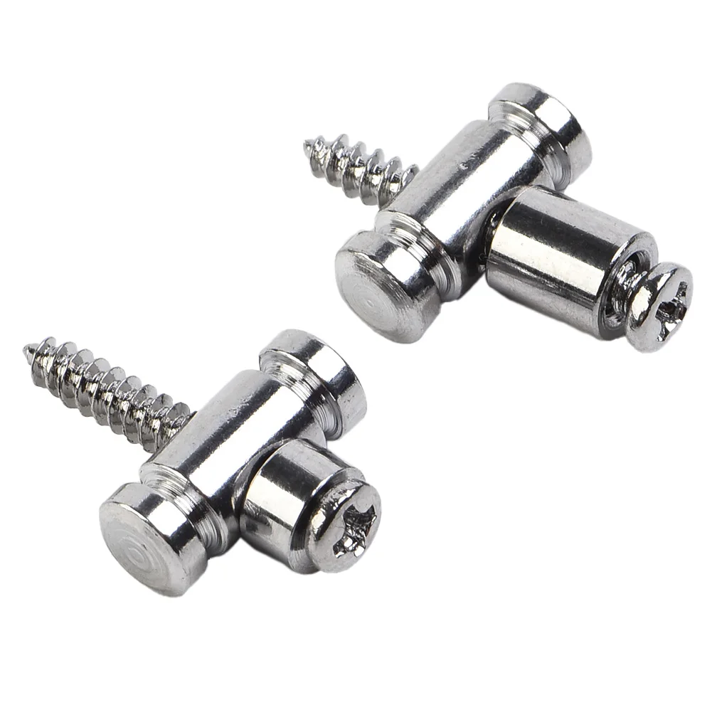 2Pcs Guitar Roller String Trees Retainer With Screws For Electric Guitars Parts Silvery/Black/Gold Guitar Guide Fit Telecaster