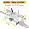 VEVOR Chainsaw Mill Planking Milling 24 36 48 Inch Guide Bar Wood Lumber Cutting Portable Sawmill Aluminum Steel Chain Saw Mill 3