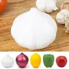 Creative Plastic Garlic Keeper Fresh-Keeping Reusable Garlic Saver Container White Sealed Vegetable Fruit Containers Lemon 3