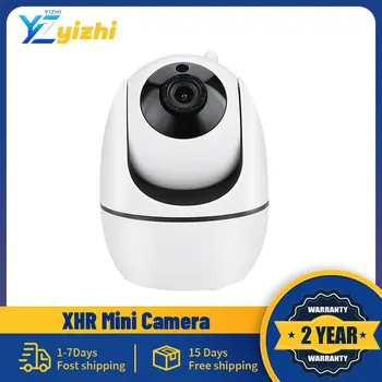 Mini Telecamera Smart Home con Tracciamento Automatico 1080P, Telecamera IP WiFi Wireless per Videosorveglianza CCTV e Sicurezza Bambini