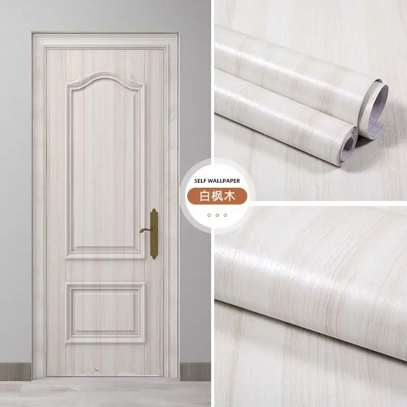 Waterproof Self-Adhesive Wood Vinyl Wallpaper for Modern Furniture and Decor