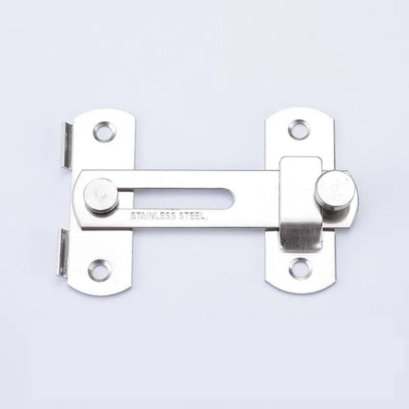Door Latch Sliding Door Latch Door Lock Latch Cabinet Locks Stainless Steel Door Lock Door Latch Bolt Toggle Latch Sliding Barn Bolt Iron Right Angle Barn Lock Hardware Accessories