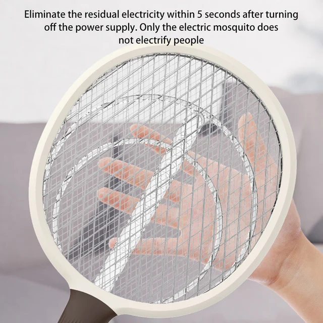 3000V Elektromos Ütő Szúnyoggyilkos Lámpa Uv Könnyű Usb Újratölthető Hiba Zapper Csapdák Nyári Légy Swatter - Image 4
