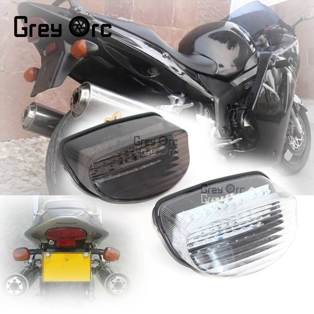 

LED Rear Turn Signal Tail Stop Light Lamps Integrated For HONDA CBR1100XX HORNET 250 1997 1998 HORNET 600 1998-2003 Motorcycle