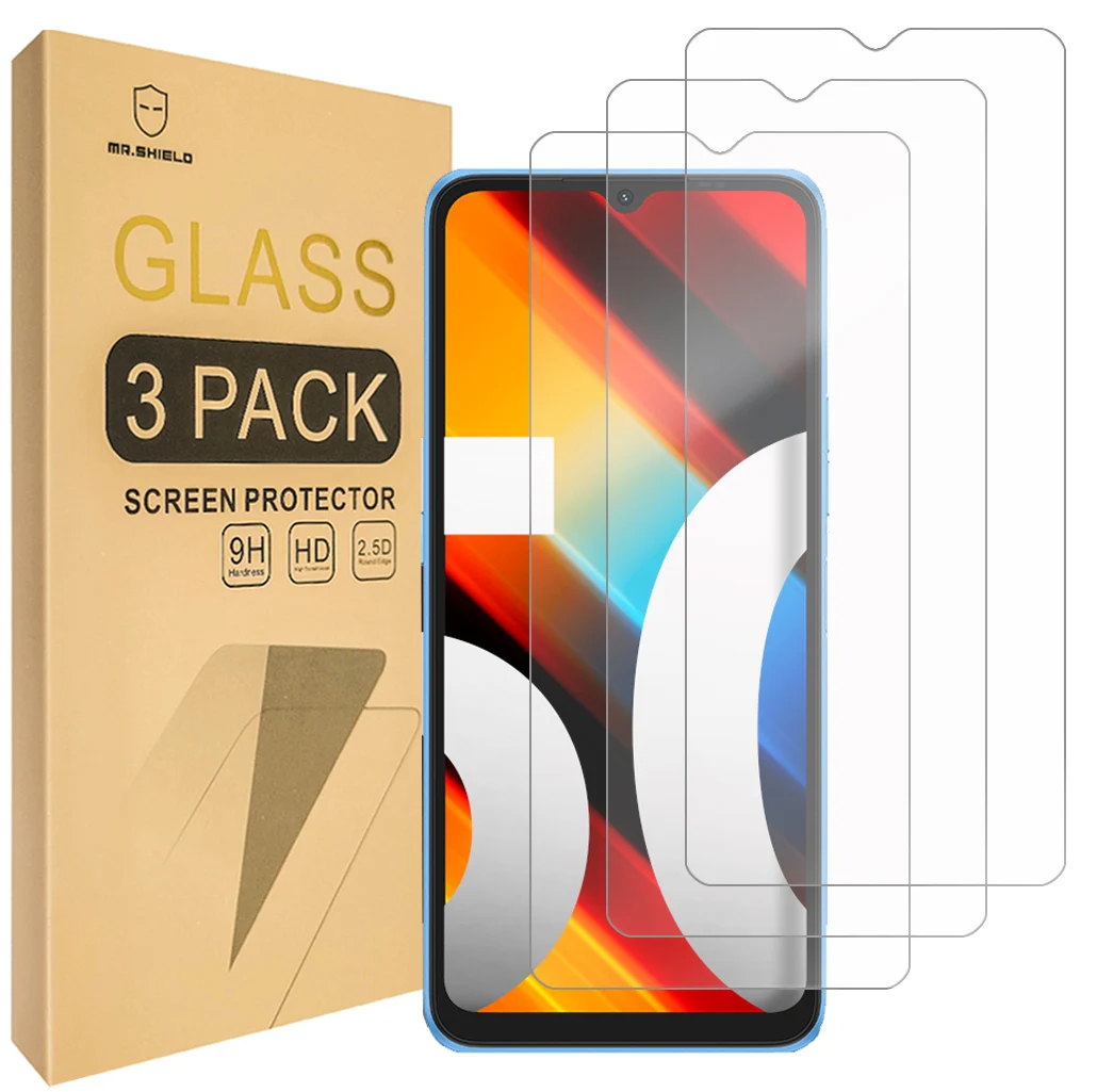 

Mr.Shield [3-Pack] Screen Protector For UMIDIGI Power 7 Max/UMIDIGI Power 7 / UMIDIGI Power 7S [Tempered Glass] [9H Hardness]