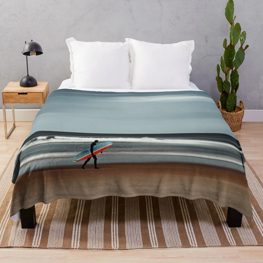 

Last Surf of Summer Throw Blanket Blanket For Travel Light