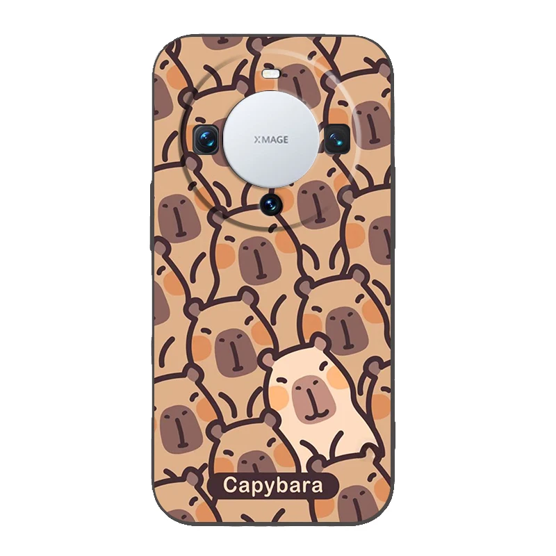 Cartoon Capybara Silicone Phone Case Cover