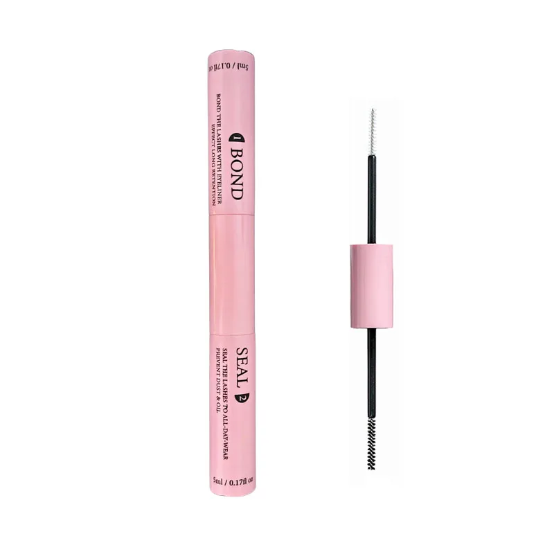 lash glue Lash Bond and Seal for Cluster 2in1 Glue Lasting Waterproof Clear Coating Raincoat Strong Tasteless DIY10 ML