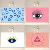 Evil Eye Floor Mat  Anti-Slip Bathroom Kitchen Bedroom Living Room Entrance Rug Home Decor 1