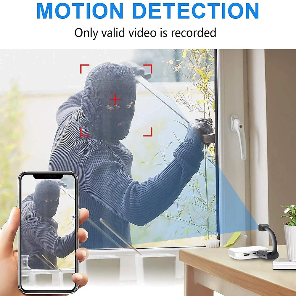 1080P USB-Kamera Mit Bewegungserkennung - Sicherheitskamera Für Zuhause