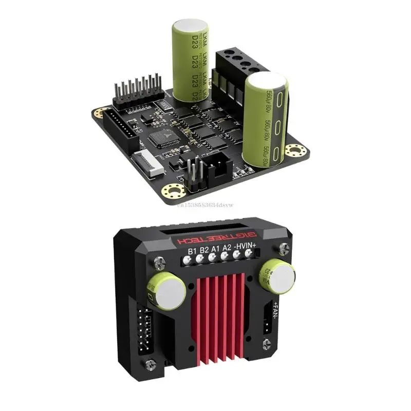 

TMC5160T V1.0 Stepper Motor Support 10.6A IRMS 15A HighPower 3D Printer Parts