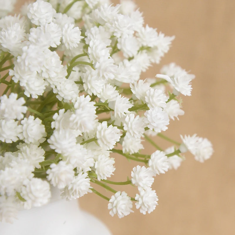 Compre Novia Del Paniculata Del Gypsophila De La Flor Artificial Que  Sostiene Las Flores Para Casarse La Decoración Casera y Flor Artificial de  China por 1.25 USD