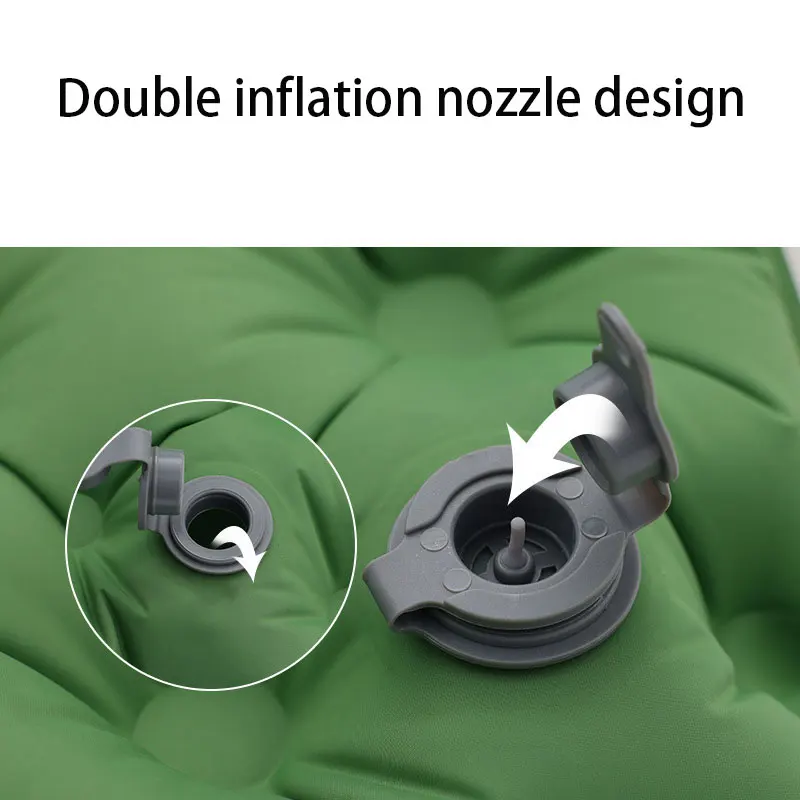 2 Person Air Mattress Outdoor Camping Inflatable Bed Cusion Size 200*120*5cm Double Mat Easy To Inflata And Take In Waterproof