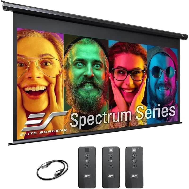 

Projector Screen Elite Screens Spectrum RC1 Remote, 180-INCH Diag 16:9, Motorized Projection