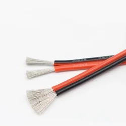 Enhanced Electrical Wire - Red/Black, 2 - Pin PVC Insulated Bare Copper for LED and Power Applications (Red BlaCK)