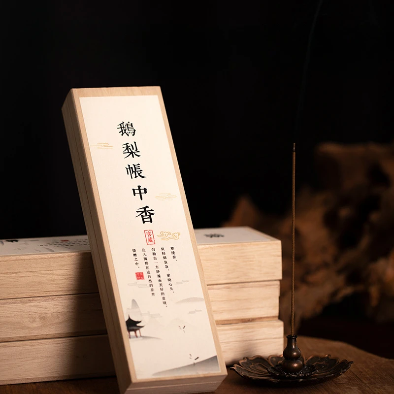 Chinese Style Incense Stick Ambergris Goose Pear Flower Fruit Fragrant Blending Joss Stick Home Indoor Air Purification Sleep