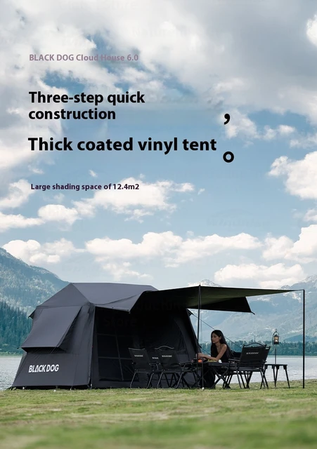 Naturehike BLACKDOG Automatic Tent Outdoor Camping Black
