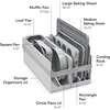 Caraway Nonstick Ceramic Bakeware Set (11 Pieces) - Baking Sheets, Assorted Baking Pans, Cooling Rack, & Storage 3
