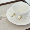 86957-4186db.jpg Boucles d'oreilles françaises avec perles artificielles circulaires simples, Niche, Style haut de gamme, boucles d'oreilles polyvalentes