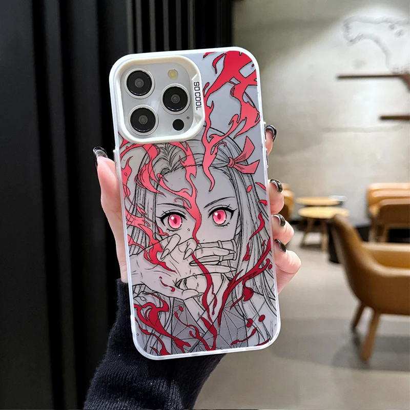 Zenitsu Nezuko Anime Illustration Phone Case