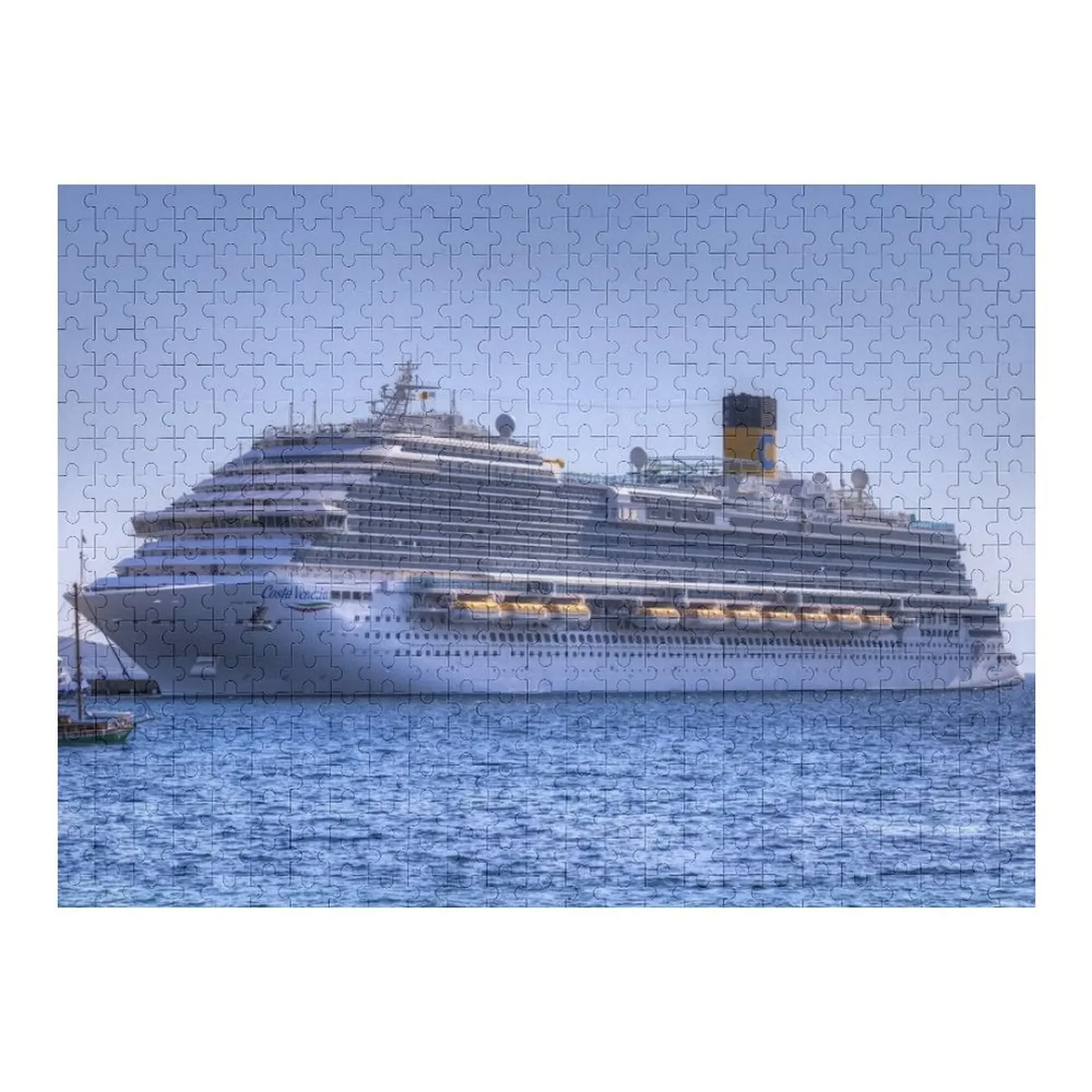 Luxury Cruise Ship Jigsaw Puzzle Custom Name Child Toy Personalized Gift Ideas Custom With Photo For Children Puzzle