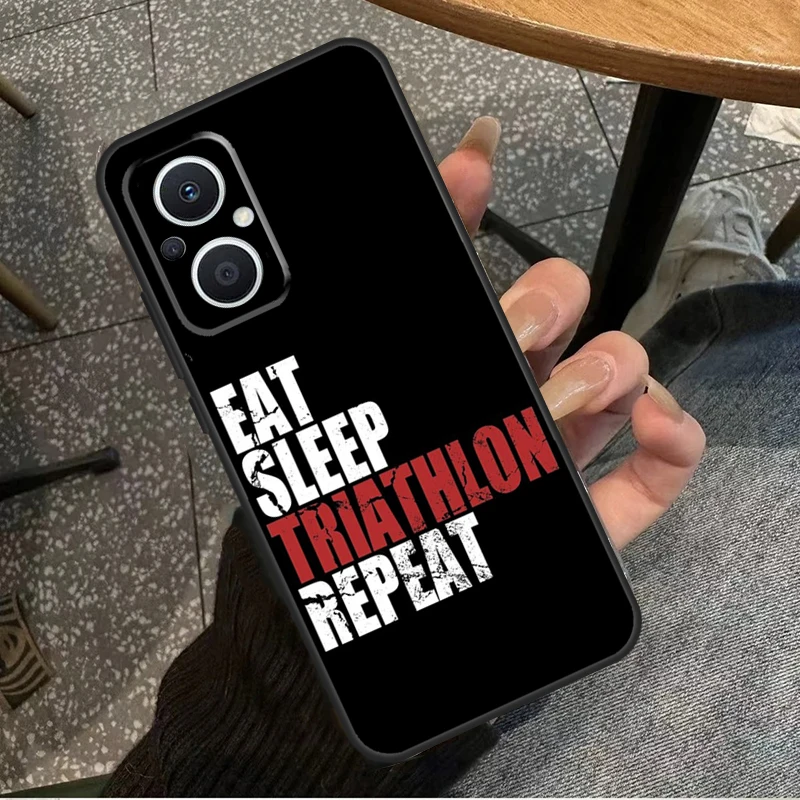 Triathlon Tri Life Swim Bike Run Protective Phone Case